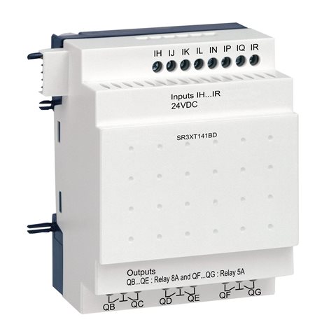 SR3XT141BD Rozšiřující modul, 8DI/6RO, 24VDC
