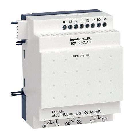 SR3XT141FU Rozšiřující modul, 8DI/6RO, 100-240VAC