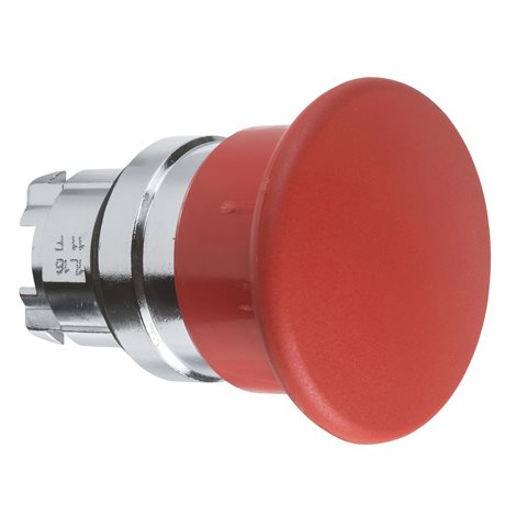 ZB4BC4 Ovládací hlavice stiskací s hřib. knoflíkem - rudá