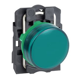 XB5AVB3  Signálka s LED, 24V zelená
