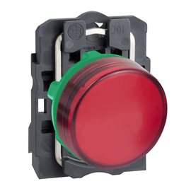 XB5AVM4 Signálka s LED, 230-240V rudá