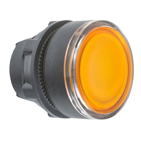 ZB5AW353 Ovl.hl.stiskací prosvětlená pro LED žlutá