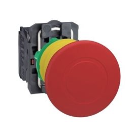 XB5AS8444 Ovládač stiskací s hřib.knoflíkem 2V