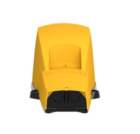 XPEY310 jednoduchý nožní spínač - IP55 - s krytem - plast - žlutá - 1V+1Z 4