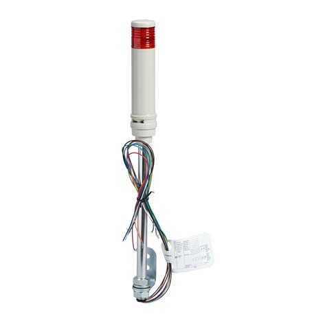 XVC4B15S Smontovaný signální sloup,Æ40mm,LED,24V,Rudý