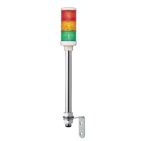 XVC6B3 Smontovaný signální sloup,Æ60mm,LED,24V,Ru-Oranž-Ze