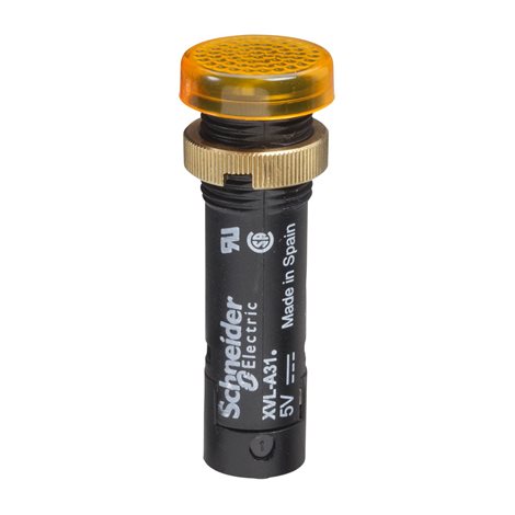 XVLA335 Signálka s LED - 12 mm , 24 V,žlutooranžová