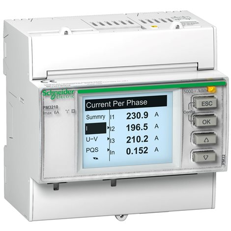 METSEPM3250 Multimetr PM3250, komunikace