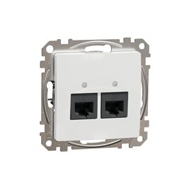 SDD111462 Datová zásuvka 2xRJ45 kat. 6 UTP bílá