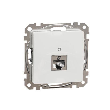 SDD111466S Datová zásuvka 1xRJ45 kat. 6A STP bílá