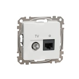SDD111469T Dat. zás. RJ45 kat.6 UTP+TV indiv. bílá