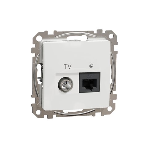 SDD111469T Dat. zás. RJ45 kat.6 UTP+TV indiv. bílá