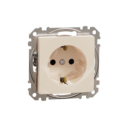 SDD112022 Zásuvka 230V 16A SCHUKO béžová