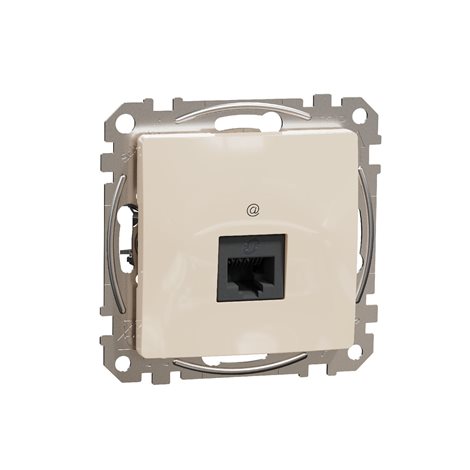 SDD112461 Datová zásuvka 1xRJ45 kat. 6 UTP béžová