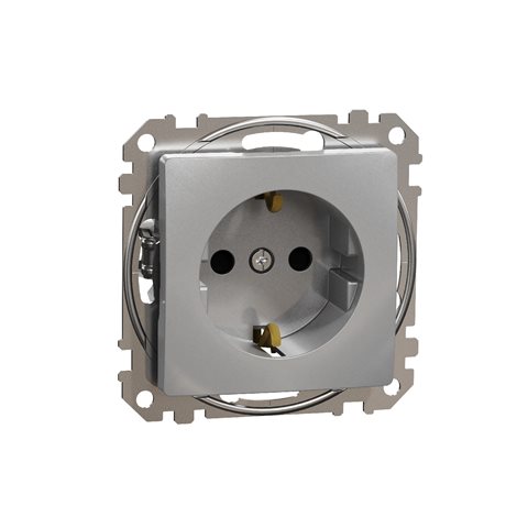 SDD113021 Zásuvka 230V 16A SCHUKO alu