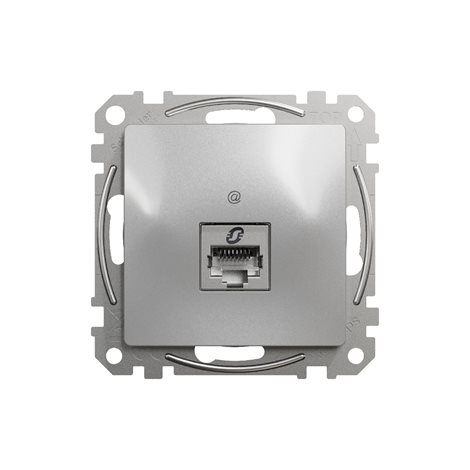 SDD113461S Datová zásuvka 1xRJ45 kat. 6 STP alu