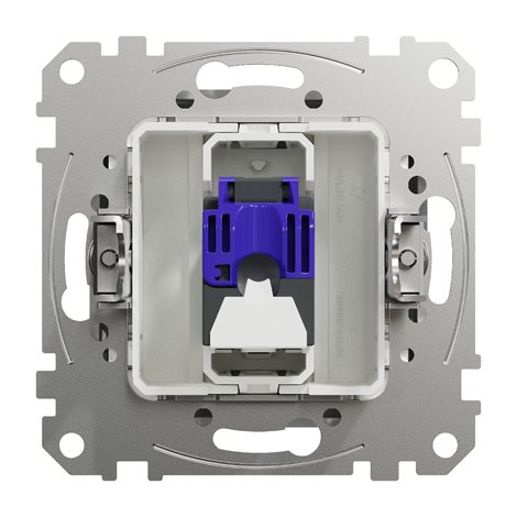 SDD113466 Datová zásuvka 1xRJ45 kat. 6A UTP alu