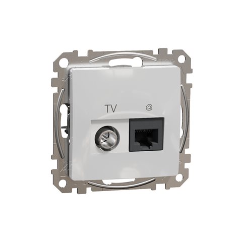 SDD113469T Dat. zás. RJ45 kat.6 UTP+TV indiv. alu