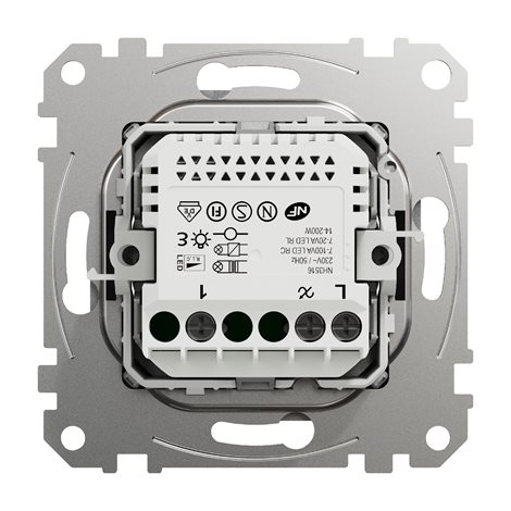 SDD113502 Univerzální otočný LED stmívač alu