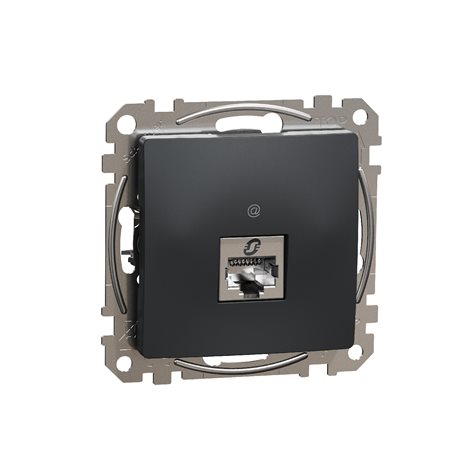 SDD114461S Datová zásuvka 1xRJ45 kat. 6 STP antr