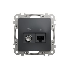 SDD114469T Dat. zás. RJ45 kat.6 UTP+TV indiv. antr
