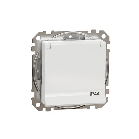 SDD211014 Zásuvka 230V 16A IP44 bezšroubová bílá
