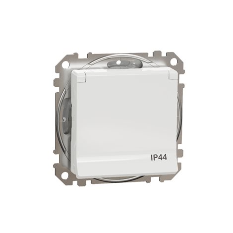 SDD211024 Zásuvka 230V 16A SCHUKO IP44 bílá