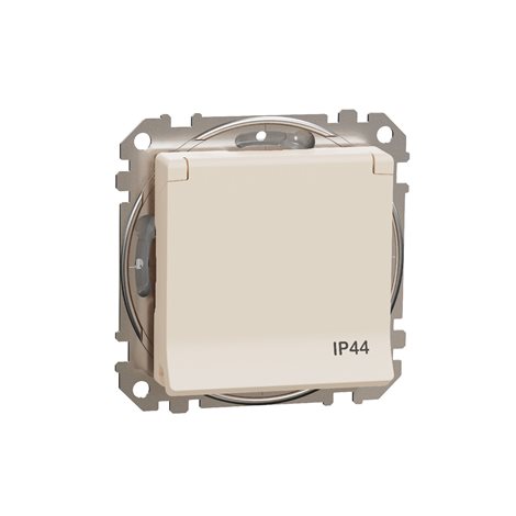 SDD212014 Zásuvka 230V 16A IP44 bezšroubová béžová