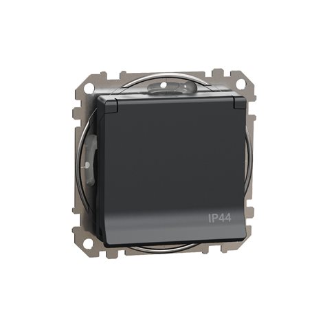 SDD214013 Zásuvka 230V 16A IP44 šroubová antracit