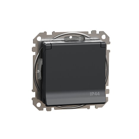 SDD214024 Zásuvka 230V 16A SCHUKO IP44 antracit
