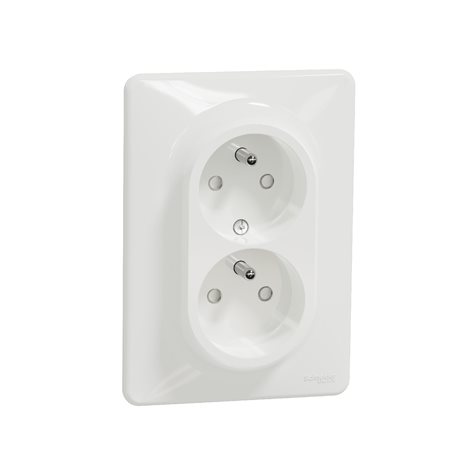 SDD311211C Zásuvka dvojnásobná 230V 16A bílá