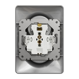 SDD313211C Zásuvka dvojnásobná 230V 16A alu