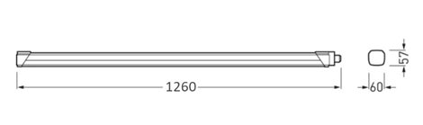 2315 G2 1200 38/26/ML-840 ET PC+LV LED prachotěs.svít. L1200 33/23W 3800/2600lm IP65 4000K 4
