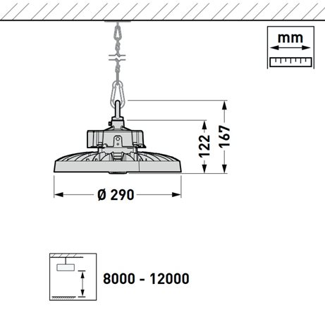 2380 G4 LW 12-20/3ML-8MC ET Svítidlo průmyslové 125/89/67W 20.000/15.000/12.000lm 4000&6500K IP65 7
