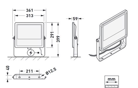 2390 G2 AM9L 80/100/150/ML-8MC 1G1W ET LED reflektor 120W/73W/56W,15000/10000/8000lm,3000&4000K,IP65 2