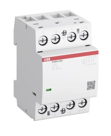 ESB40-40N-06 230V AC/DC 4-pólový instalační stykač 40A 4 ZAP