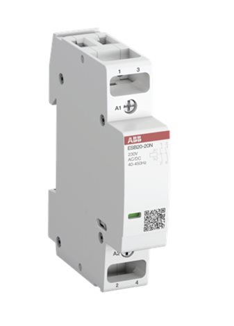 ESB20-11N-06 230V AC/DC 2-pólový instalační stykač 20A 1 ZAP + 1VYP