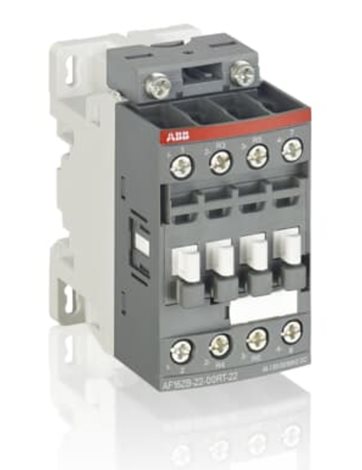 AF09ZB-22-00RT-22 48-130 V 50/60 Hz, DC 4- pólový stykač AF (2 ZAP+2 VYP) 9A, 4kW/400V AC-3 25A/690V