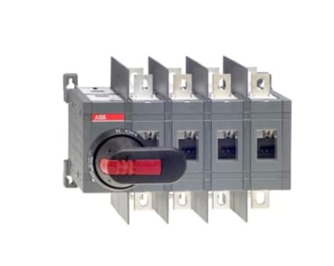 OT250E04WCP 4-pólový přepínač I-0-II Ith=250A