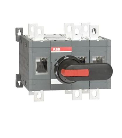 OT400E12CLP 3-pólový přepínač I-(I+II)-II, úhel spínání 90°,400A/AC-22A/415V, S=275kVA