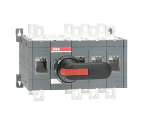OT315E13CFP 4-pólový přepínač I-(0)-II, úhel spínání 90°,315A/AC-22A/415V