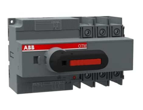 OTM125F3M230V 3-pólový odpínač Ith=125A, 90A/AC-23/415V, montáž na DIN lištu