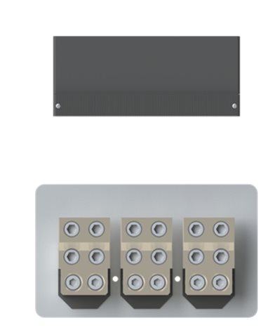1SDA104758R0001 Sada předních kabelových svorek KIT FC CuAl 4x240mm2/500kcmil XT7/XT7M F