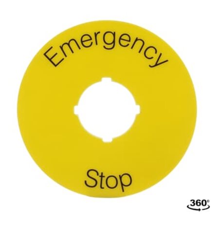 1SFA616915R1005 Popisný štítek - Emergency stop