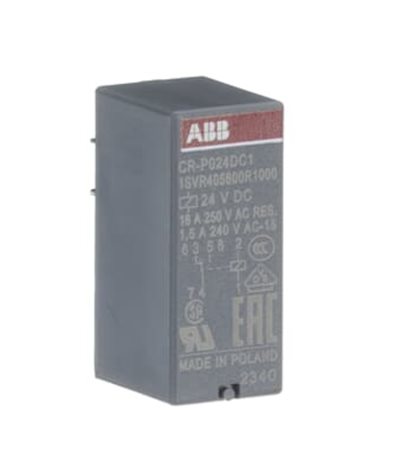CR-P024DC1 1c/o, 16A, 24V DC Napájecí napětí