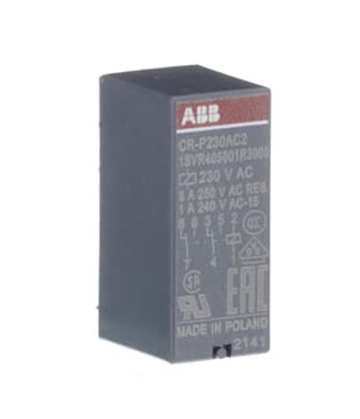 CR-P230AC2 2c/o, 8A, 230V AC paticové relé