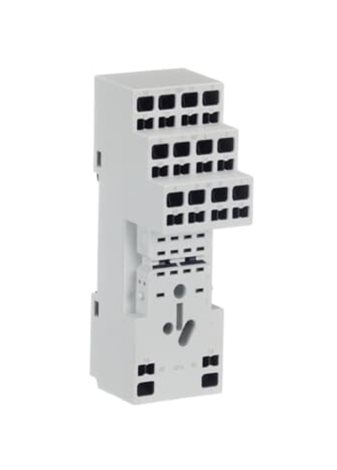 CR-M4LC Logická patice pro 2/4c/o,pružinové svorky
