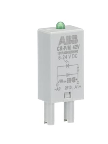 1SVR405652R1000 CR-P/M 42V Ochrana diodou a LED zelená, (6-24 V DC)