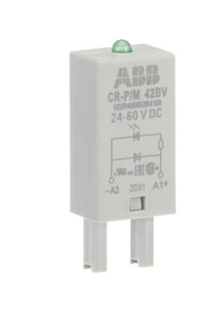 1SVR405652R4100 CR-P/M 42BV Ochrana diodou a LED zelená, (24-60 V DC)