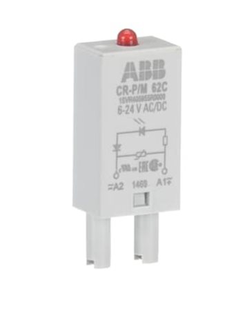 CR P/M 62C Modul ochrana varistorem a LED červená, (6-24V AC/DC)